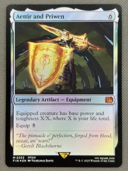 MTG Universes Beyond: Final Fantasy - Aettir and Priwen FOIL (0253) NM - Image 2