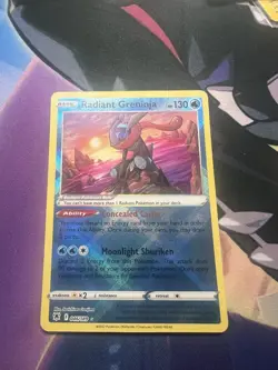 Pokemon TCG Radiant Greninja 046/189 Sword & Shield Astral Radiance Nm/M - Image 1