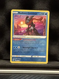 Radiant Greninja 046/189 Astral Radiance Pokemon NM - Image 1