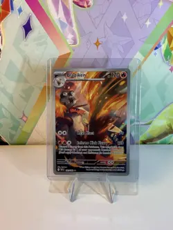 Pokemon TCG Blaziken Destined Rivals Illustration Card 192/182 Mint - Image 1