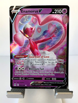 Pokemon TCG 2022 Lost Origin Enamorus V 82/196 Ultra Rare Holo card - Image 1