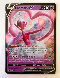 Pokemon TCG 2022 Lost Origin Enamorus V 82/196 Ultra Rare Holo card - Image 3