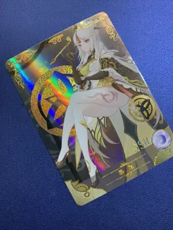 NingGuang Genshin Impact SSR Doujin Foil Goddess Story 5M03-65 Anime Waifu Card - Image 4