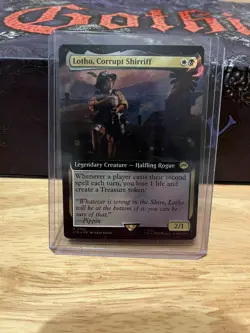 Lotho, Corrupt Shirriff - Ext. Art - Surge Foil #781 - Lord of the Rings - MTG - Image 1