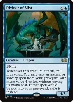 MTG Tarkir: Dragonstorm Commander - Diviner of Mist - Image 1