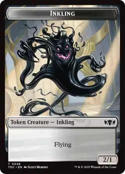 MTG Tarkir: Dragonstorm Commander - Insect 1/1 & Inkling 2/1 [Token] - Image 2