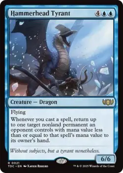 MTG Tarkir: Dragonstorm Commander - Hammerhead Tyrant - Image 1