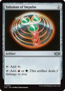 MTG Tarkir: Dragonstorm Commander - Talisman of Impulse - Image 1