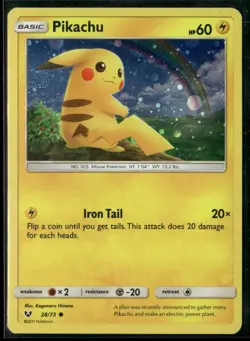 Pikachu 28/73 NM - Costco Cosmos Holo Promo Canada Pokemon TCG - Image 1