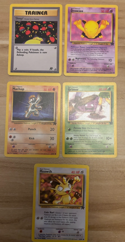 Pokemon Team Rocket - 13 Card Bundle - Lightly Played - Non Holo - Image 4