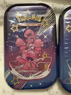 Pokemon Paldean Fates Mini Tins Full Set Of 5 Scarlet & Violet TCG Tins - Image 3