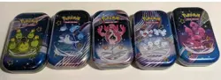 Pokemon TCG: Scarlet & Violet - Paldean Fates Mini Tin Set of 5 - Factory Sealed - Image 1