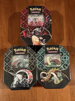Pokemon TCG Paldean Fates Tins - Complete Set of 3 Brand New & Sealed! - Image 2