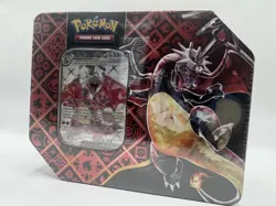 New 🔥 x3 Sealed Pokemon TCG: Paldean Fates Tin - Shiny Charizard EX - Image 2