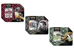3 x Paldean Fates Scarlet & Violet POKEMON TCG Tins - Full Set - Image 2