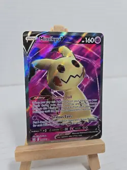 Pokemon TCG Mimikyu v Full Art Holo Rare Card 148/163 Battle Styles NM - Image 1