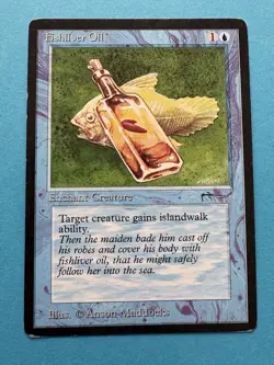 Fishliver Oil - Arabian Nights ~LP~ Magic The Gathering MTG - Image 1