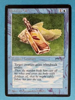 Fishliver Oil - Arabian Nights ~LP~ Magic The Gathering MTG - Image 3