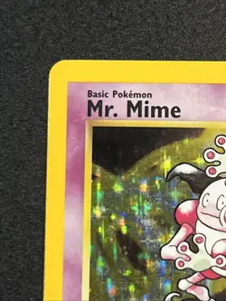 Pokemon TCG 1st Edition Mr. Mime Holo 6/64 Jungle Holo Rare Vintage SET BREAK - Image 2