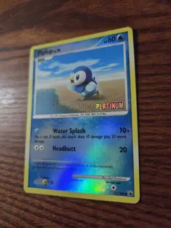 Piplup 71/100 - Platinum Stamped Burger King Promo - Pokemon TCG Reverse Holo - Image 2
