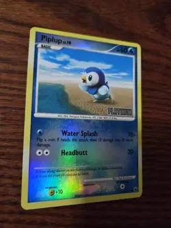 Piplup 71/100 - Platinum Stamped Burger King Promo - Pokemon TCG Reverse Holo - Image 3