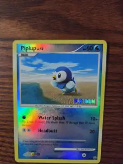 Piplup 71/100 - Platinum Stamped Burger King Promo - Pokemon TCG Reverse Holo - Image 5