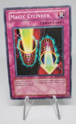 YUGIOH! TCG Magic Cylinder SD6-EN036 1st Edition NM/LP Perfect Card For BurnDeck - Image 1