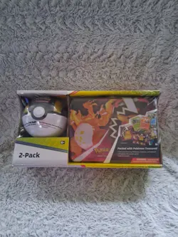 Pokemon TCG Fall 2021 Collectors Chest Charazard Tin Lunchbox +Random Poke Ball. - Image 1