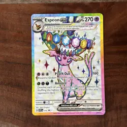 Pokemon TCG Espeon ex SVP 175 Premium Figure Collection Black Star Promo - Image 1