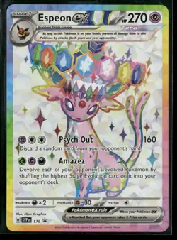 2025 Pokemon Espeon EX SVP 175 Premium Figure Collection Black Star Promo - Image 1