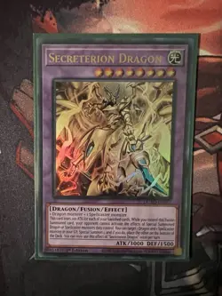 Yugioh! Secreterion Dragon - DUAD-EN037 Ultra Rare 1st Edition Near Mint - Image 1