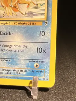 Magikarp 52/110 Pokemon Card 2002 Legendary Collection - Image 3