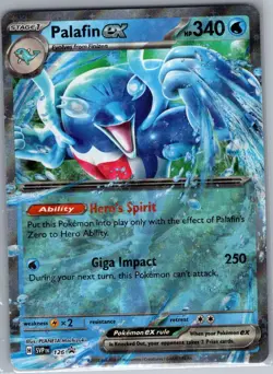 Palafin ex - 126 SV: Scarlet & Violet Promo Cards - Pokemon Card - NM - Image 1