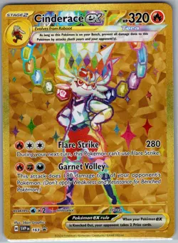 Cinderace ex SVP 163 SV: Scarlet & Violet Promo Cards - Pokemon Card - NM - Image 1