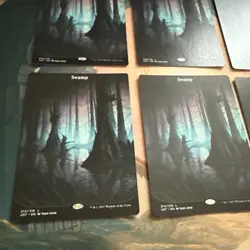 6 x Full Art land Unstable SWAMP 214/216 Magic the Gathering MTG - Image 2