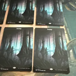 6 x Full Art land Unstable SWAMP 214/216 Magic the Gathering MTG - Image 3