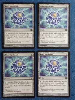 MTG 4x Aether Spellbomb x4 NM Modern Masters 2013 Magic the Gathering Playset - Image 2