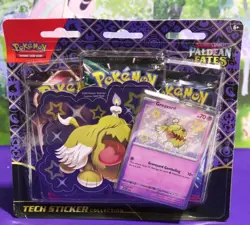 Pokemon Scarlet & Violet PALDEAN FATES Tech Sticker FIDOUGH NEW SEALED - Image 1
