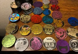 Lot of 161 Official Pokemon TCG Coins. - Image 4