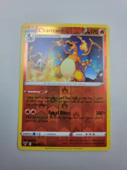 Pokemon TCG Charizard Vivid Voltage 025/185 Reverse Holo Rare - Image 2