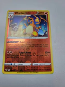 Pokemon TCG Charizard Vivid Voltage 025/185 Reverse Holo Rare - Image 3