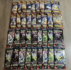 Pokemon 18x Surging Sparks + 18x Twilight Sealed Singles - 36 Booster Pack Lot - Image 1