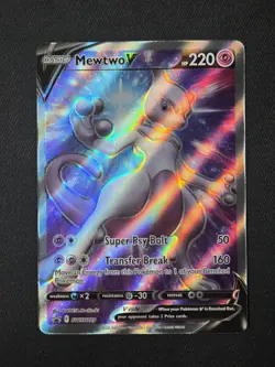 Mewtwo V SWSH229 SWSH: Sword & Shield Promo Cards Holo NM - Image 1
