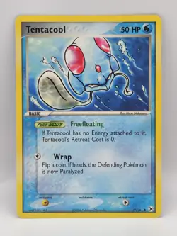 Tentacool 77/101 EX Hidden Legends Pokemon Card NM/EXC - Image 1