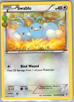 Swablu RC23/RC32 Non Holo Generations: Radiant Collection - Pokemon Card - NM - Image 1