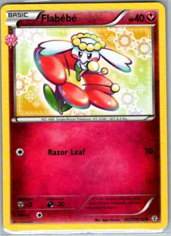 Flabebe RC17/RC32 Non Holo Generations: Radiant Collection - Pokemon Card - NM - Image 1