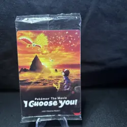 Pokemon the Movie I Choose You Promo Sealed Pack - Ash's Pikachu Promo Card - Image 1