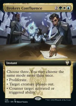 Brokers Confluence (Extended Art) [Streets of New Capenna Commander] Near Mint - Image 1