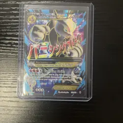Pokemon XY 2015 Breakthrough Full Art M Mewtwo EX Mega X #159 - Image 3