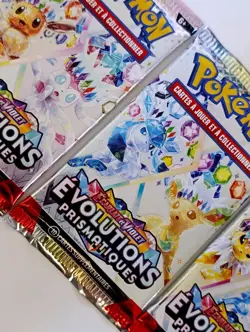 ARTSET BOOSTER DE 10 CARTES POKEMON EVOLUTIONS PRISMATIQUES EV8.5 FR NEUF SCELLE - Image 3